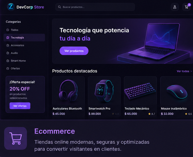 Tienda online ecommerce